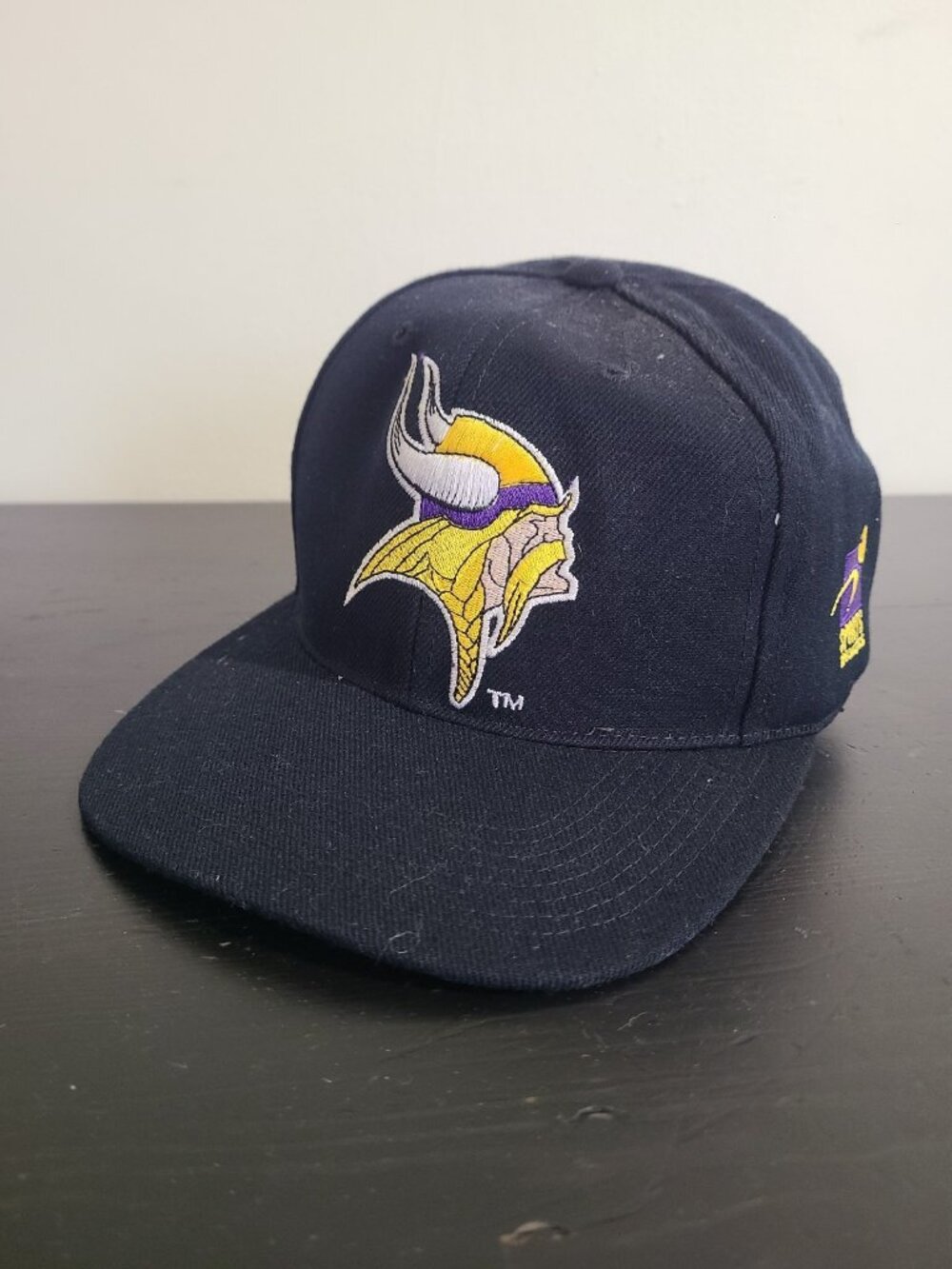 Vintage Minnesota Vikings Snapback Hat Sports Specialties Plain Logo NWOT